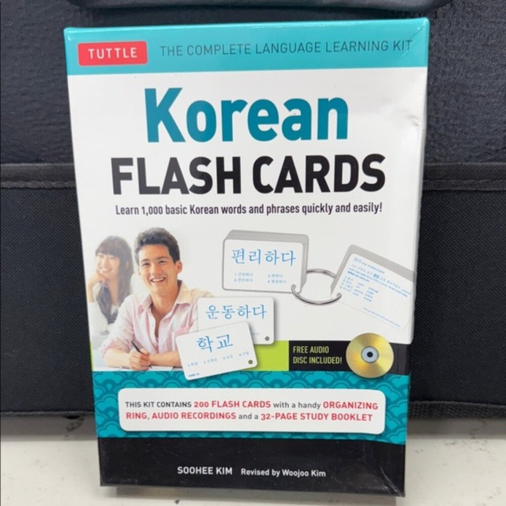 Korean Flash Cards Language Learning Kit